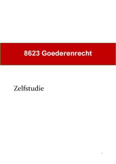 8623 GBO Goederenrecht