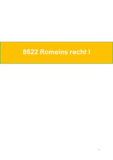 8622 Romeins Recht