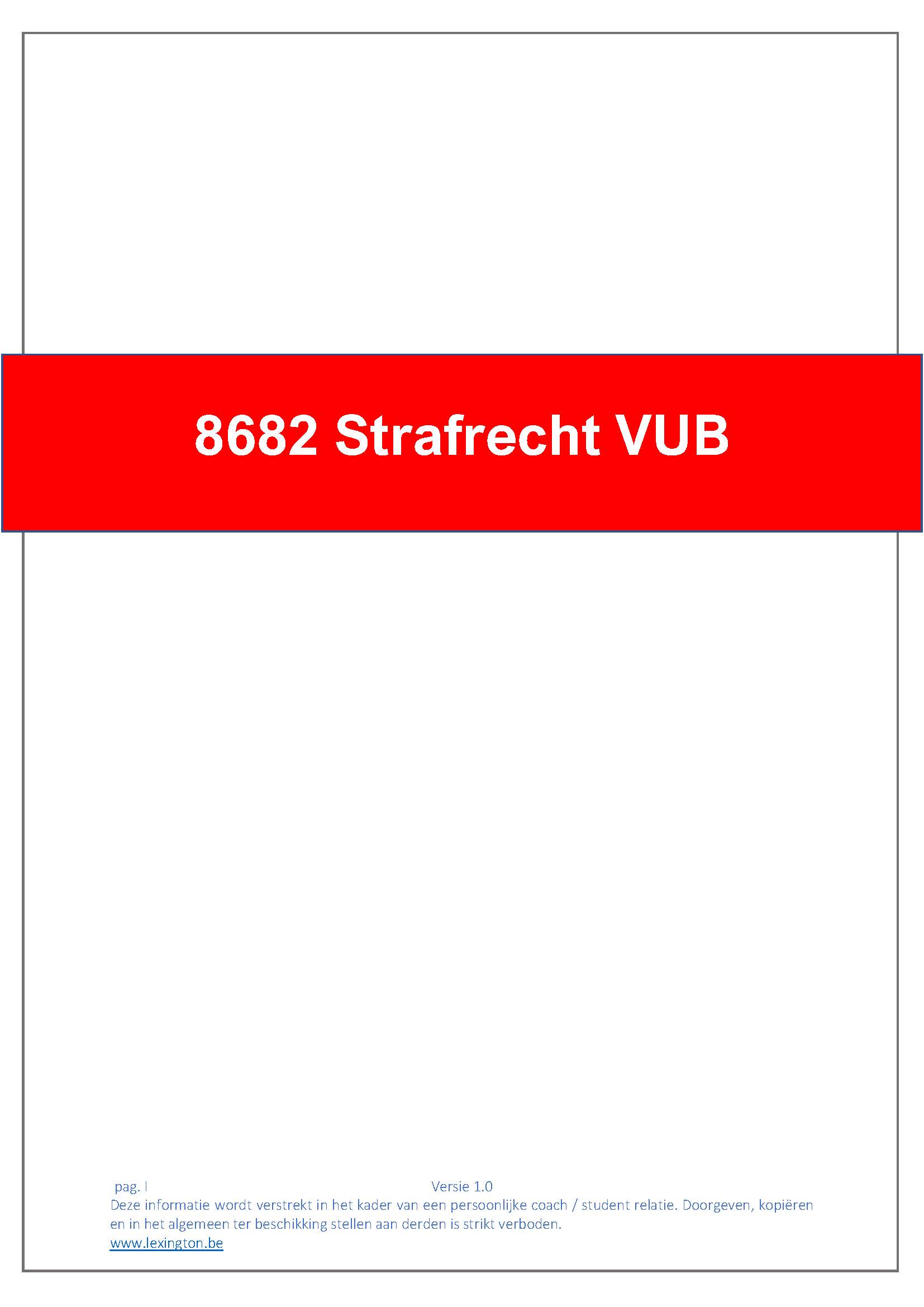 8682 VUB Strafrecht