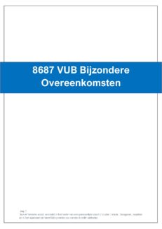 8687 VUB Contractenrecht