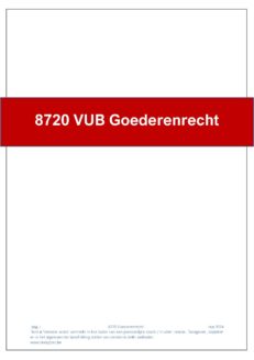 8720 VUB Goederenrecht
