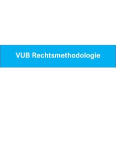 VUB Rechtsmethodologie