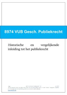 8974 Historische en vergelijkende inleiding tot het publiekrecht