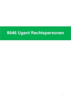 8646 Ugent Rechtspersonen