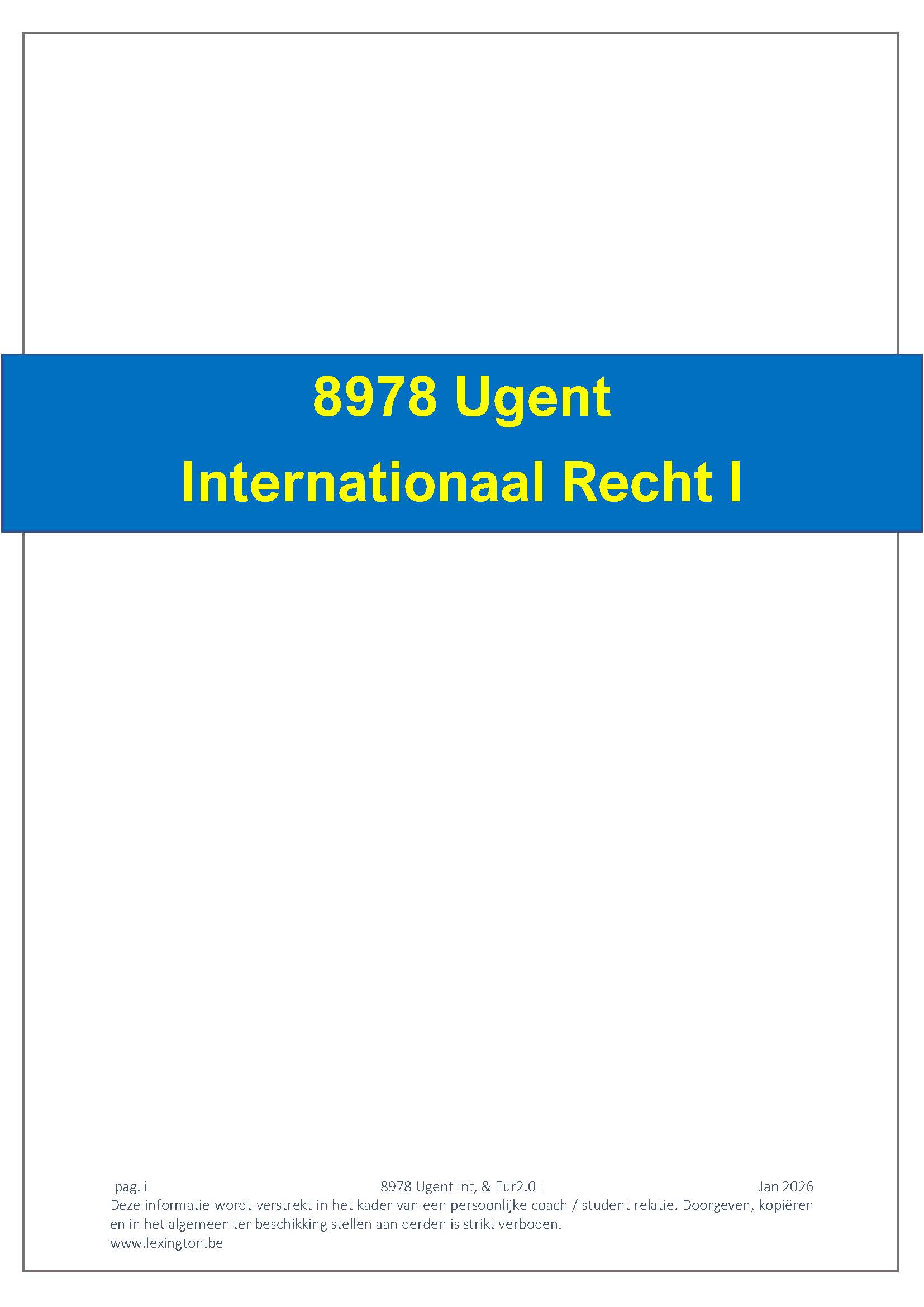 8978 Ugent Internationaal (en Europees) recht