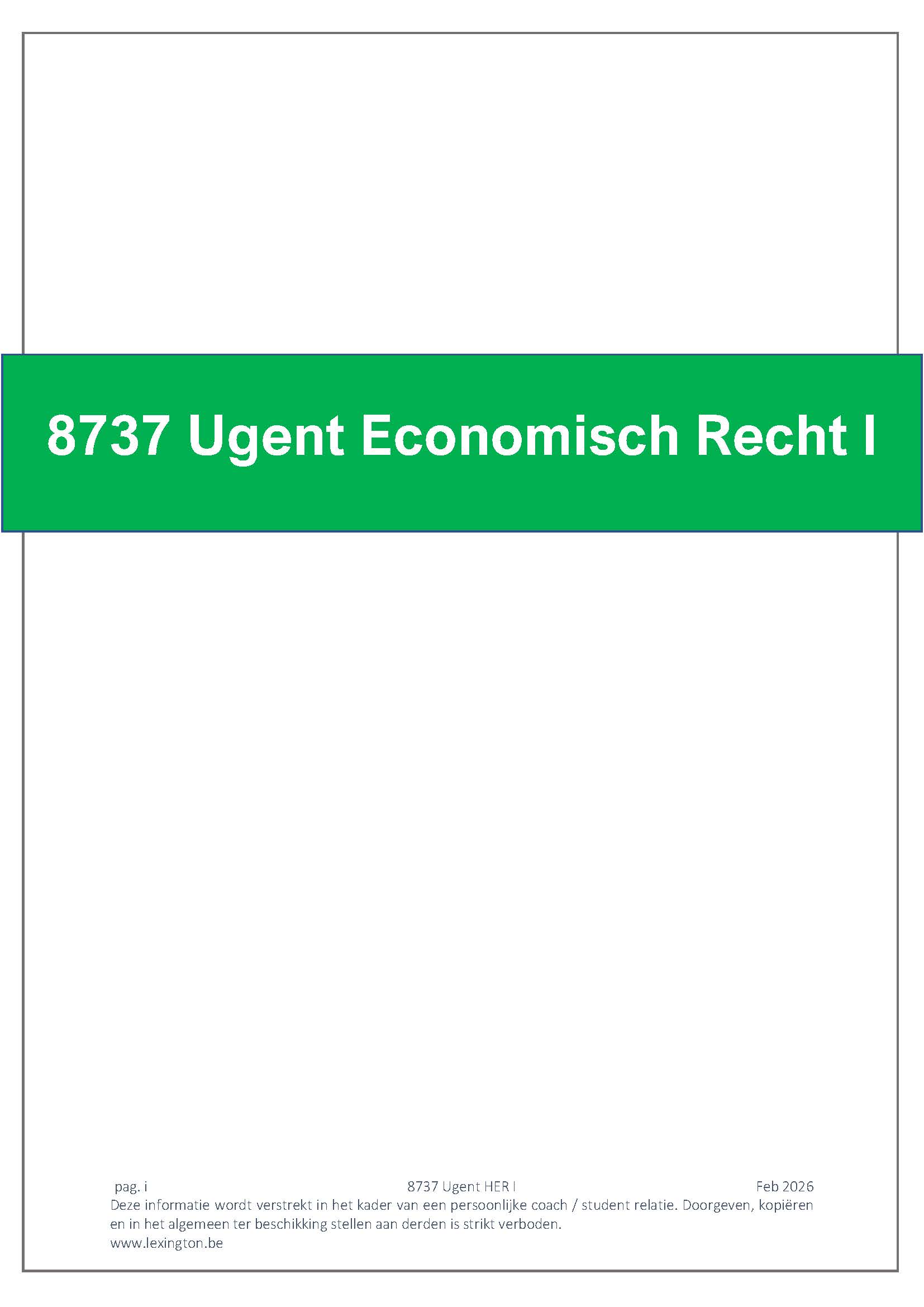 8737 Handels- en economisch recht