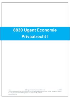 9062 Inleiding tot het recht II - Privaatrecht