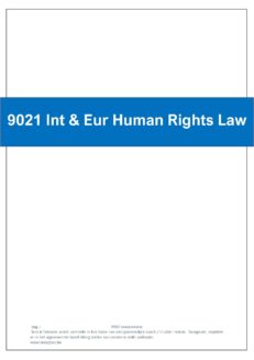 9021 Human Rights Law